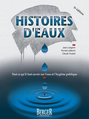 cover image of Histoires d'eaux, 2e édition